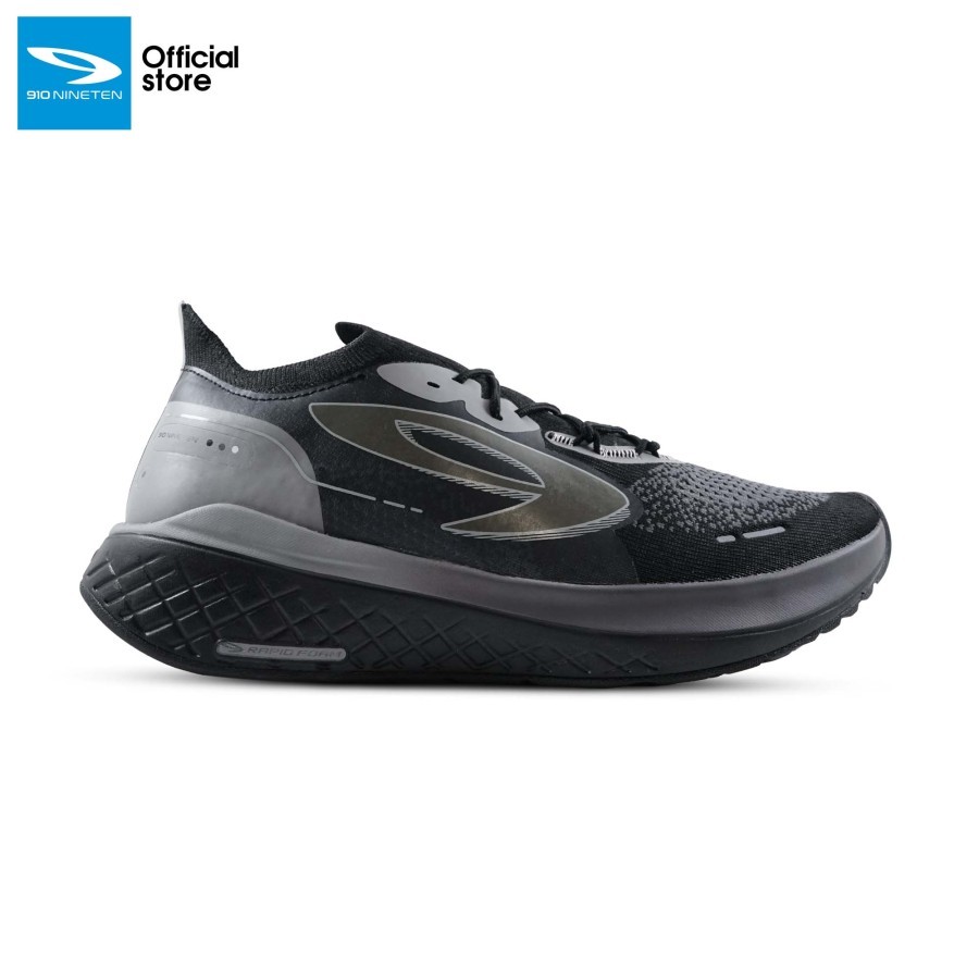 910 HANNA 2.0 HITAM/ABU - Sepatu Lari / Hanna 2.0 910Nineten Original