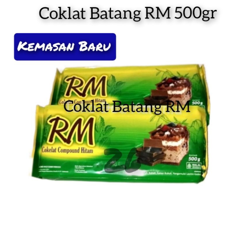 

Coklat RM Coumpond / Coklat Batang RM 500gr