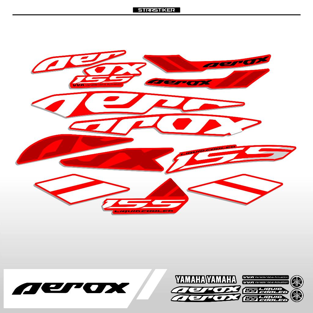 (7) / STRIPING AEROX 155 / NEW / STIKER AEROX 155 CONNECTED / STICKER AEROX 155 CONNECTED / SETIKER 