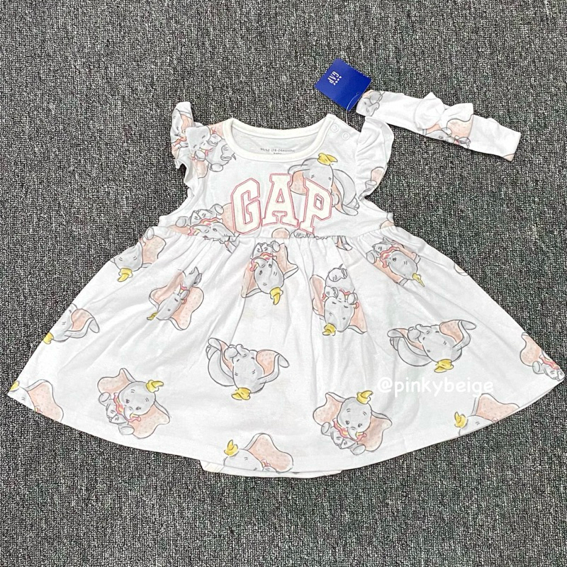 Baju Anak Bayi Dress Jumper Bandana Baby GAP