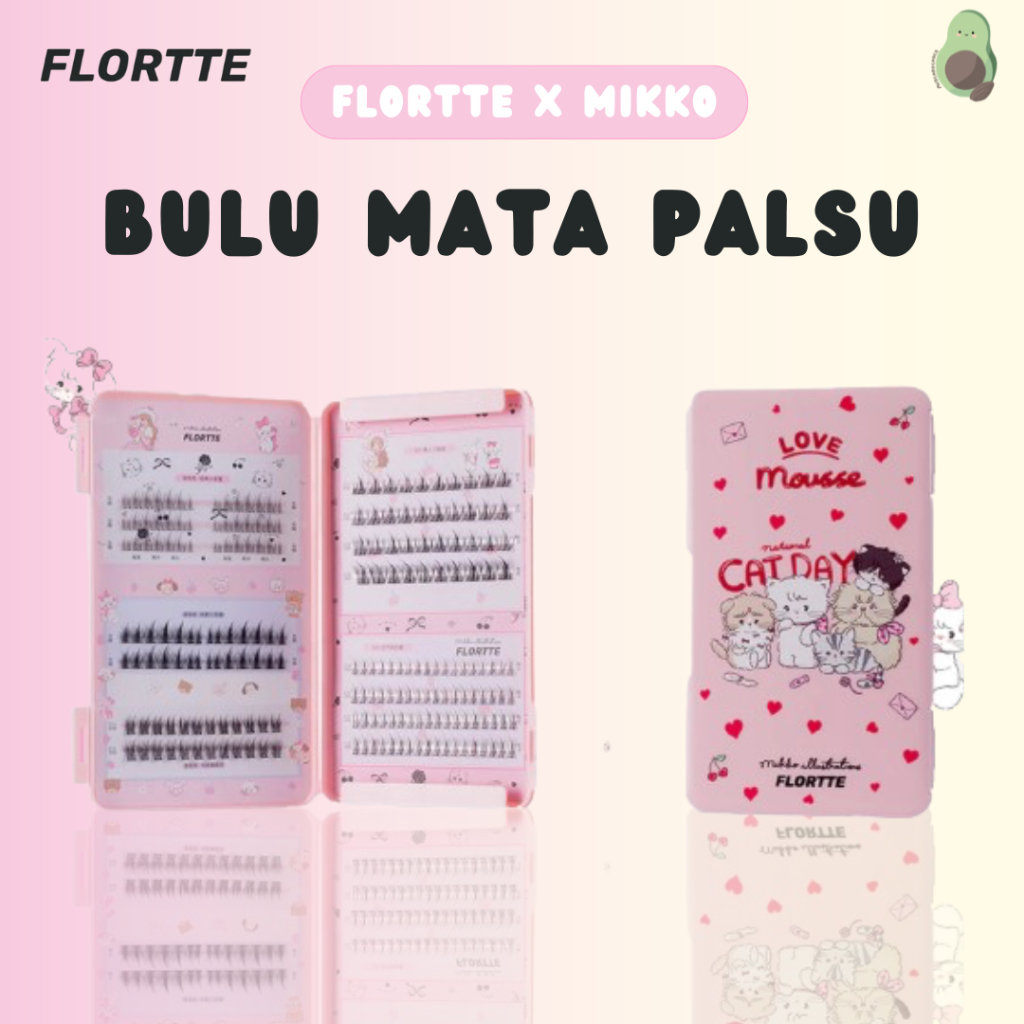 [READY] FLORTTE X MIKKO FALSE EYELASHES SET
