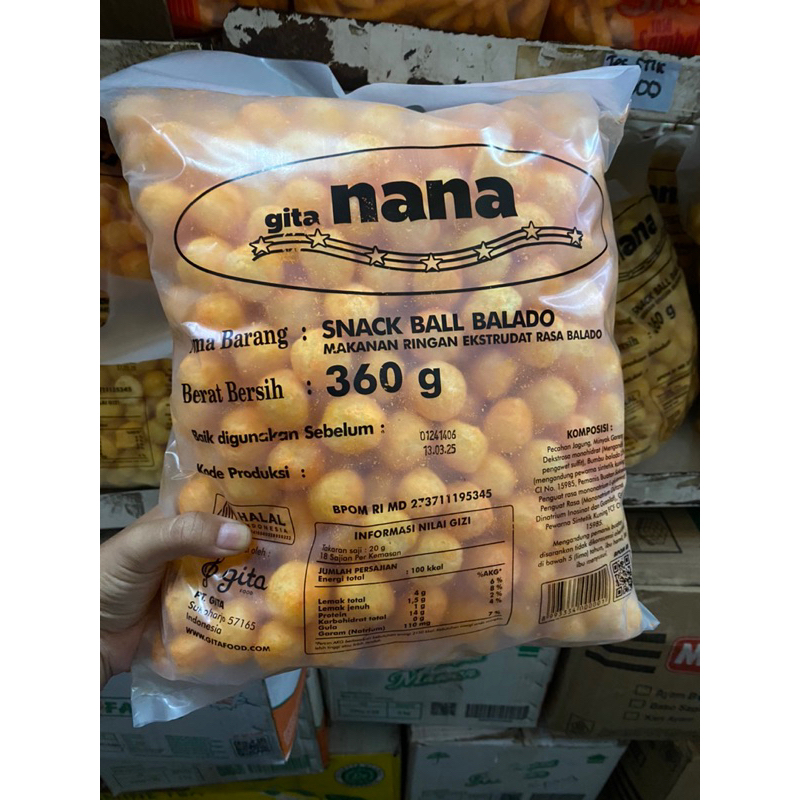 

Gita nana snack