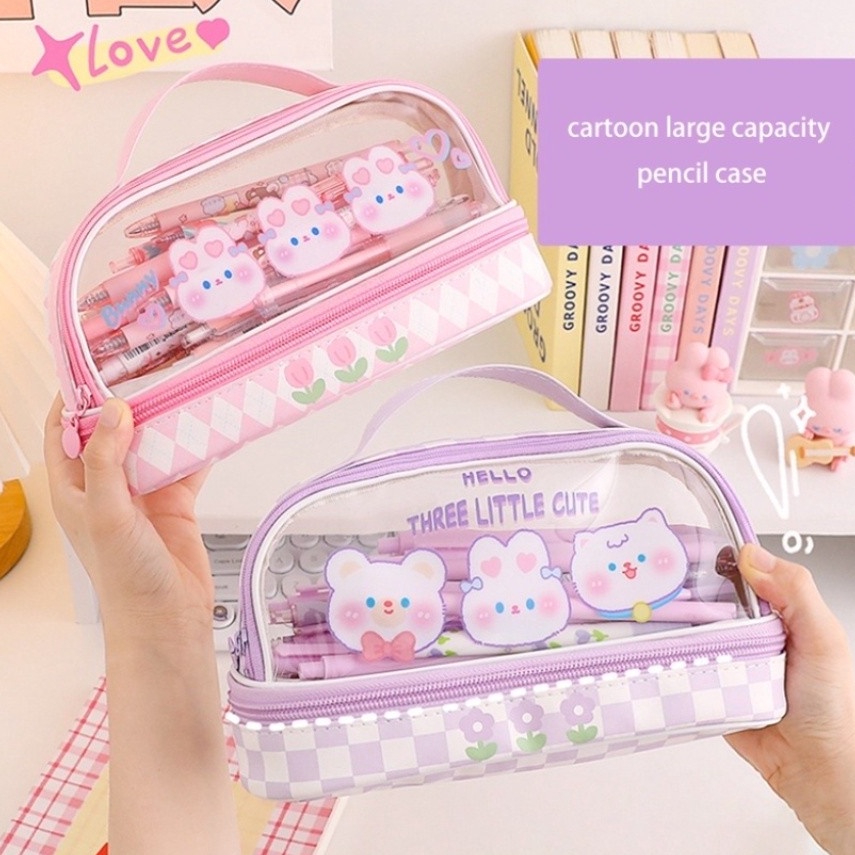 

Makin murah Kotak Pensil Anak Korea Susun Besar Jumbo Catur Beruang Tempat Pensil Pouch Sekolah Anak Cewek Kiyowo