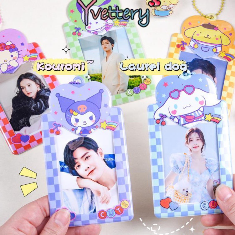 

Promo Sale COD SANRIO Kuromi Photocard Holder Sleeve Toploader Pochaco My Melody Pompompurin Keyring Key Holder Photocard Holder Keyring ID Photo Kuromi Hello Kitty Card Costume My Melody Duckyworld Cover Toploader Frameyy