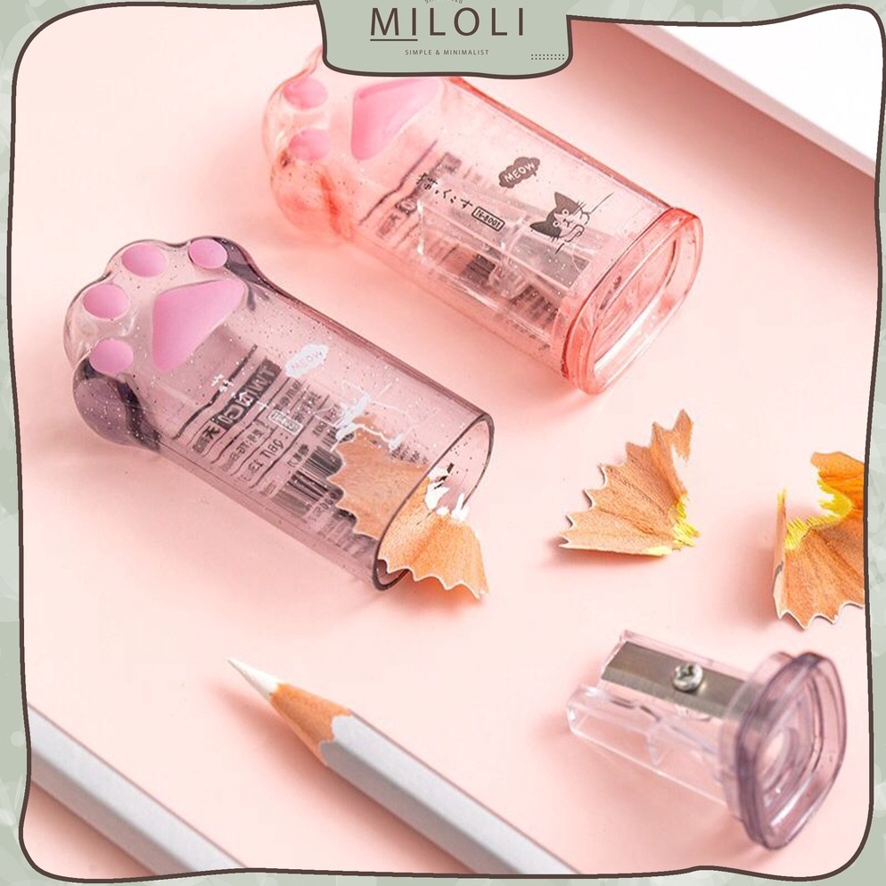 

Dikirim secepatnya MILOLI 1Pcs SHARPENER PENSIL CAT PAW Rautan Peraut Pensil Aesthetic Estetik Alat Tulis F222