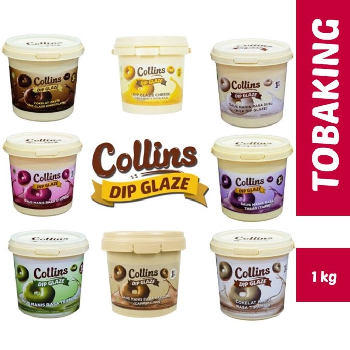 

Promo Menarik Collins Dip Glaze 1 kg Choco Crunchy Topping Kue Donut Pisang