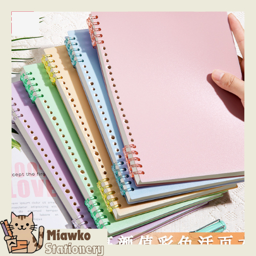 

Cover Sampul Loose Leaf Mika Tebal Buram untuk Binder A5/B5 Aesthetic