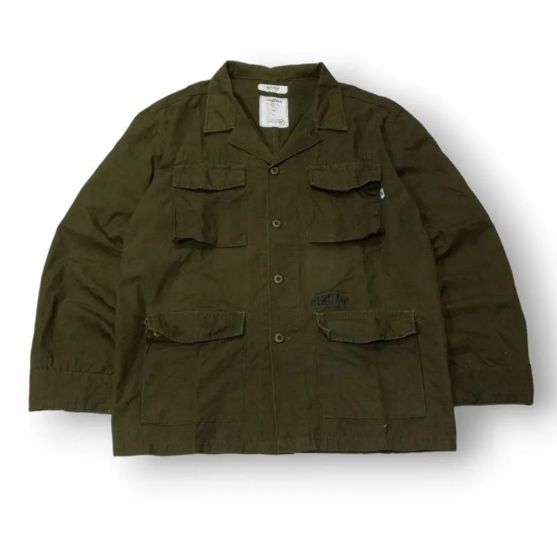 MONOFLOW HERITAGE OLIVE GREEN CHORE JACKET