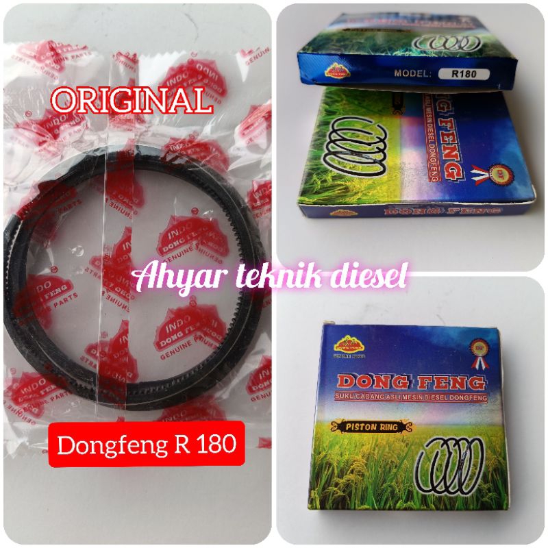 RING SEHER MESIN DONGFENG 8 PK ASLI DONGFENG/ RING SET R 180 ASLI DONGFENG