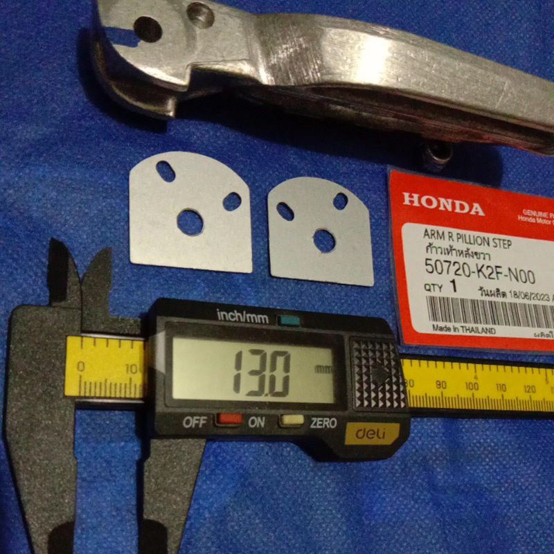 plat step plat klik untuk step scoopy new thailand k2f non original ahm