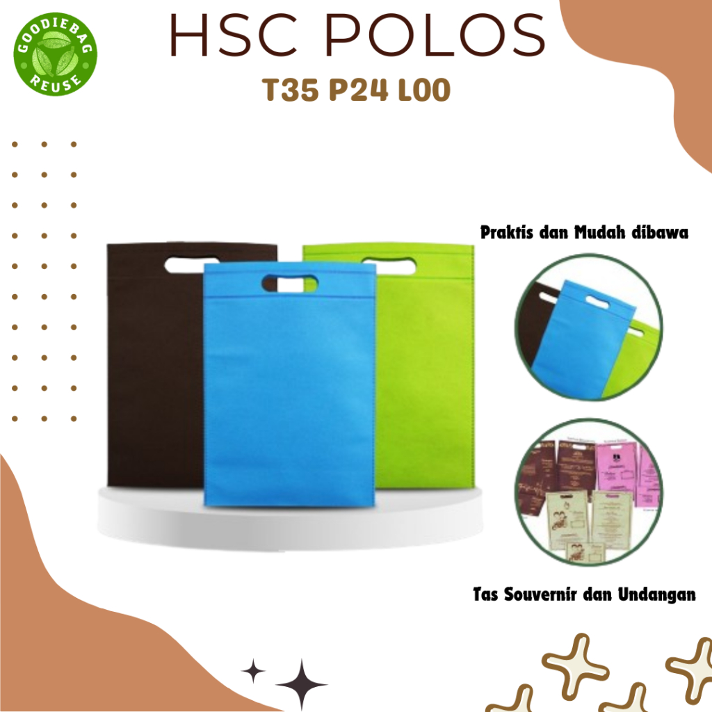 

Tas seminar / tas spubond /godie bag polos flat murah (35x24)