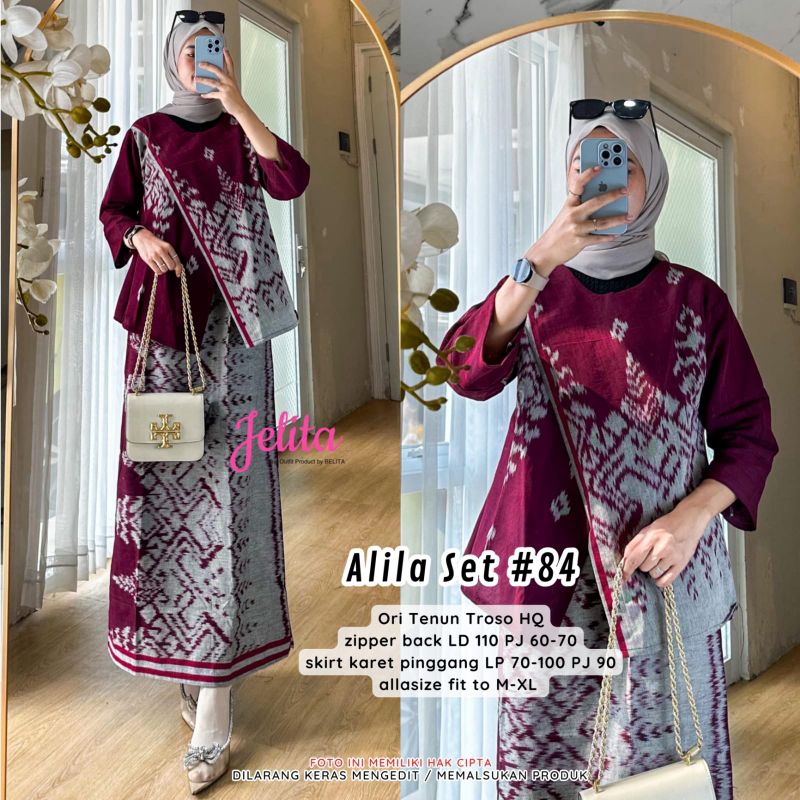 Alila Set By Jelita Setelan Batik Perempuan Bahan Premium Terbaru 2024
