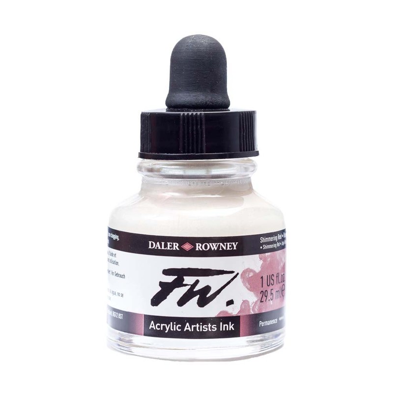 

Daler-Rowney FW Ink 29.5ml Shimmering Red-Cat Akrilik