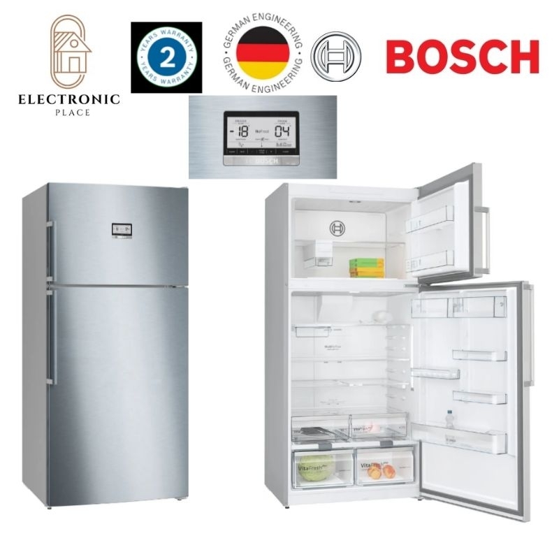 Refrigerator freestanding Bosch KDN86AIEON Kulkas freezer atas