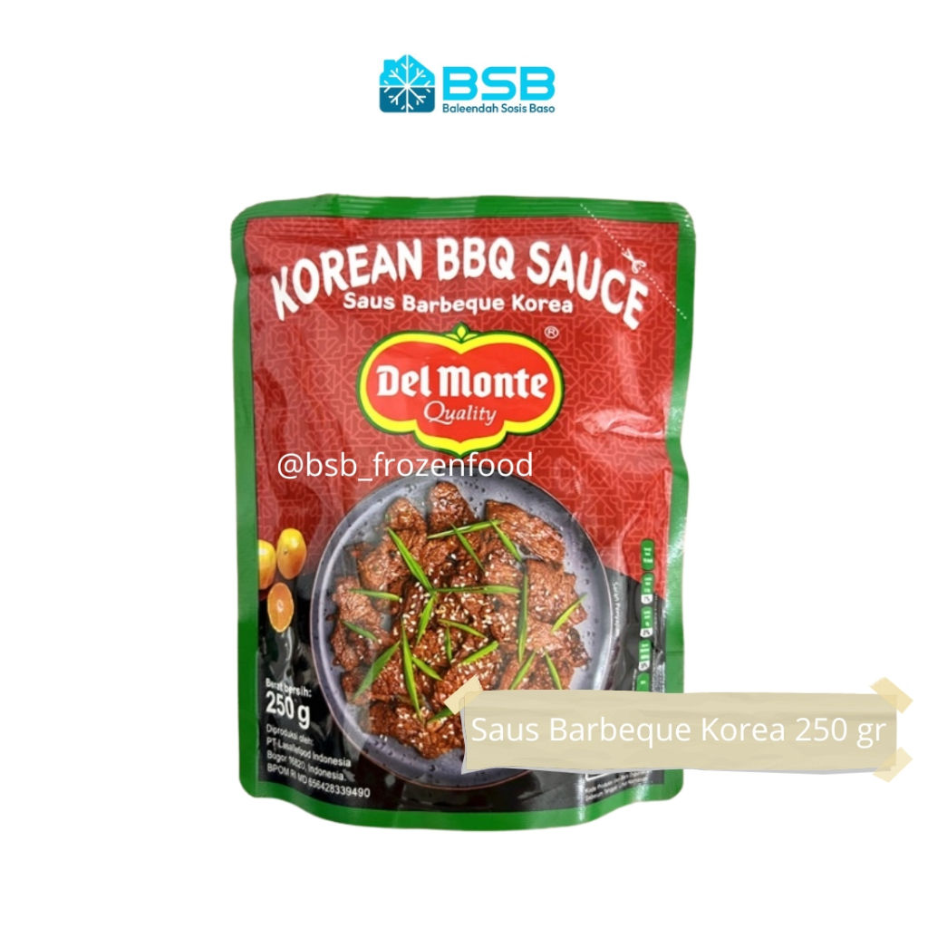 

DELMONTE Saus Lada HItam Barbeque Saos Spaghetti Del Monte Kemasan Standing Pouch