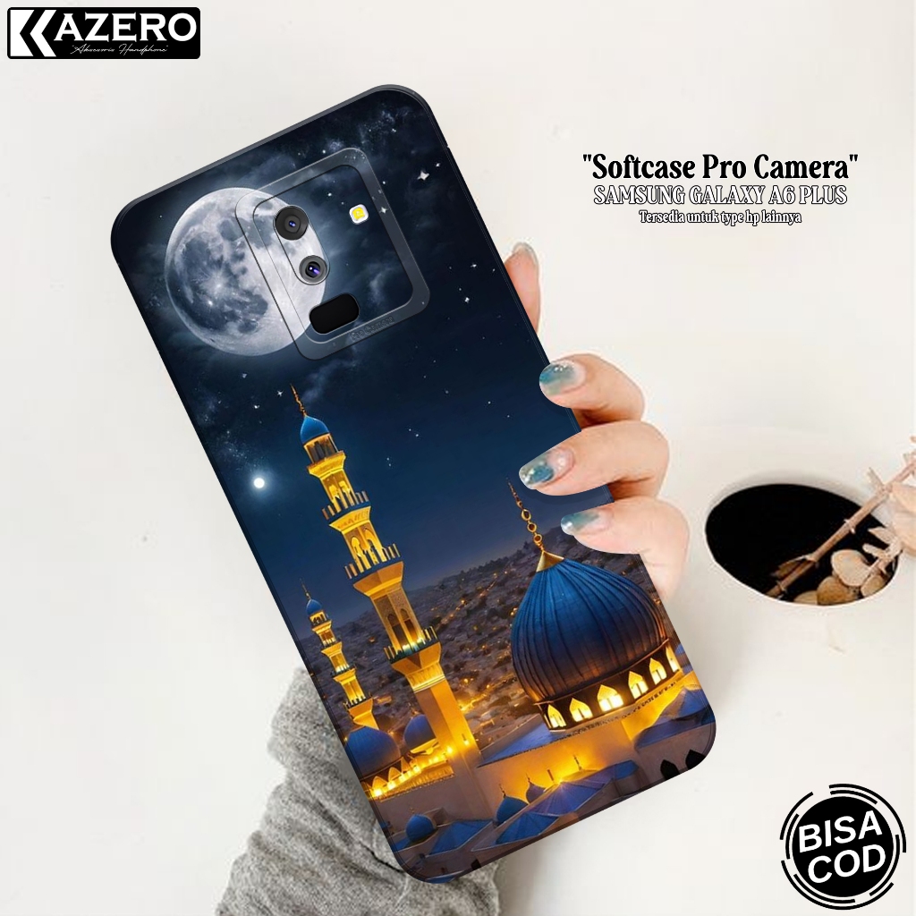 Case Hp Samsung Galaxy A6 PLUS - Case Masjid - Softcase Samsung A6 PLUS Terbaru - Casing Samsung A6 
