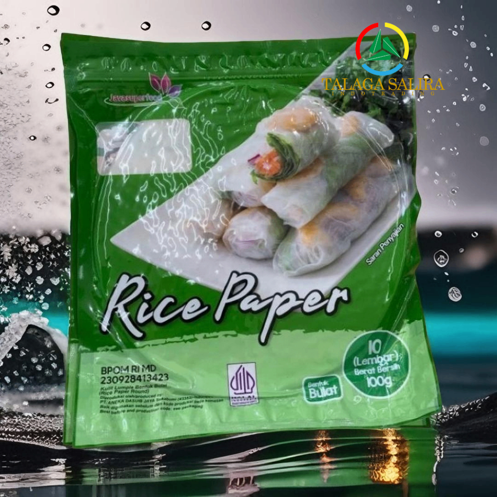 

Rice Paper Halal Bulat 100gr (10 lembar)