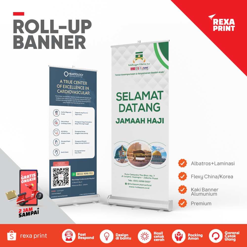 Roll Up Banner | Standing Banner Promo