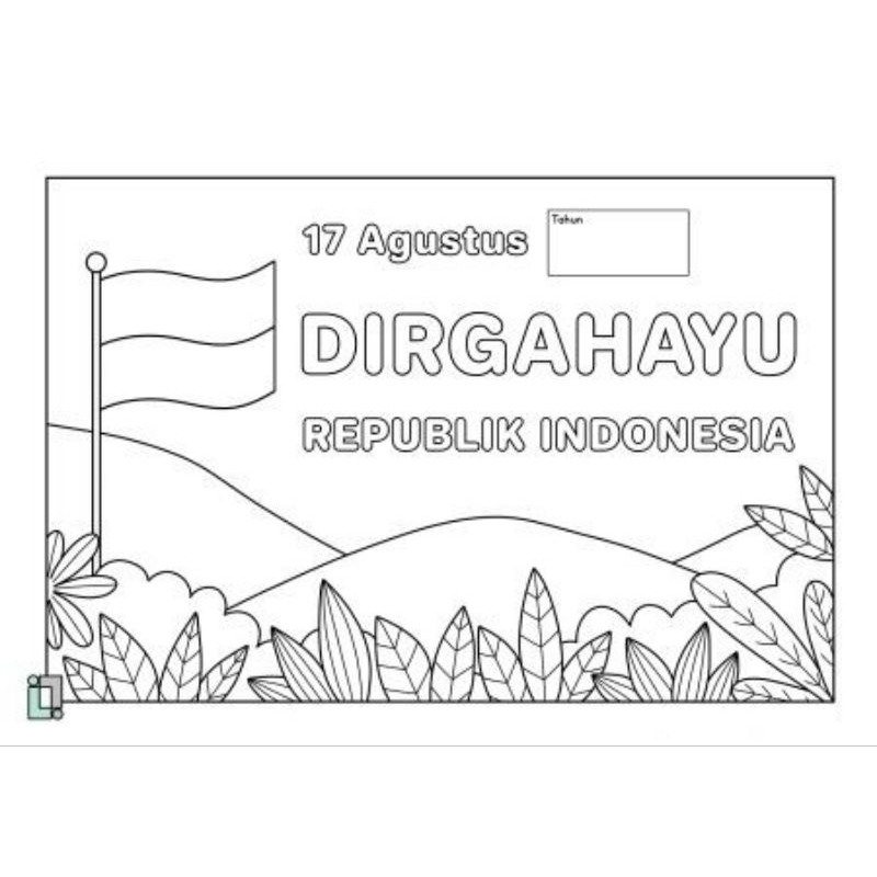 

kertas mewarnai tema HUT RI 17 agustus