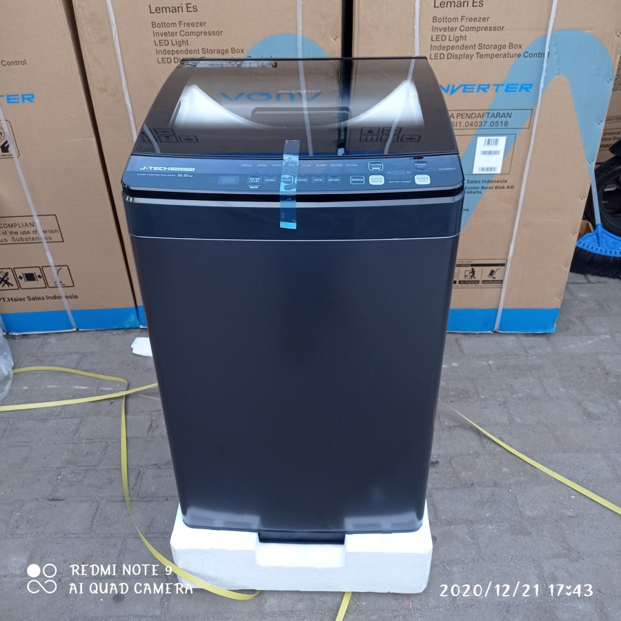 Mesin Cuci SHARP 1 Tabung 8.5 KG ES-M8500XT-SA 8,5kg BATAM