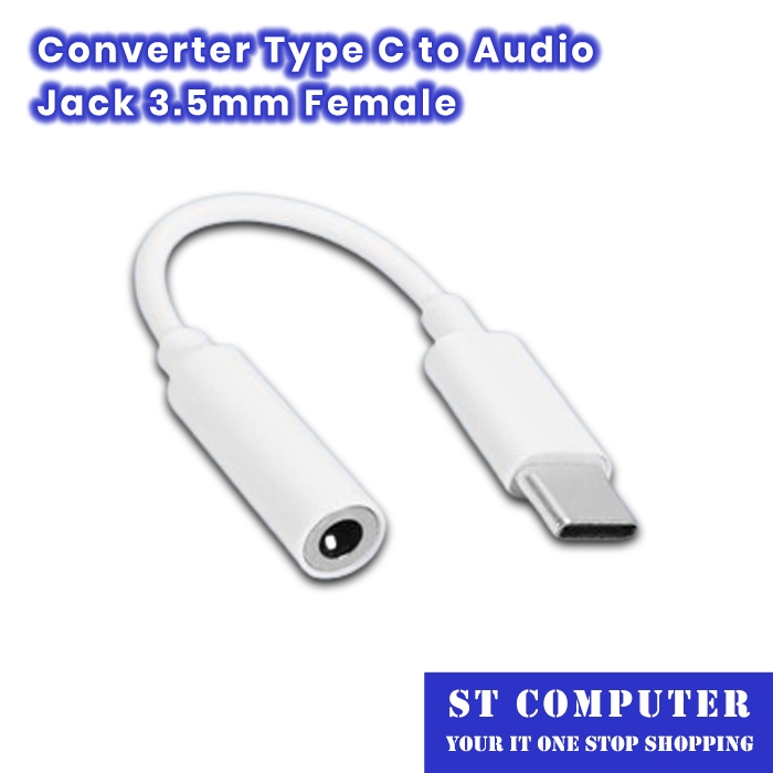 Converter Type C to Audio Jack 3.5mm Female