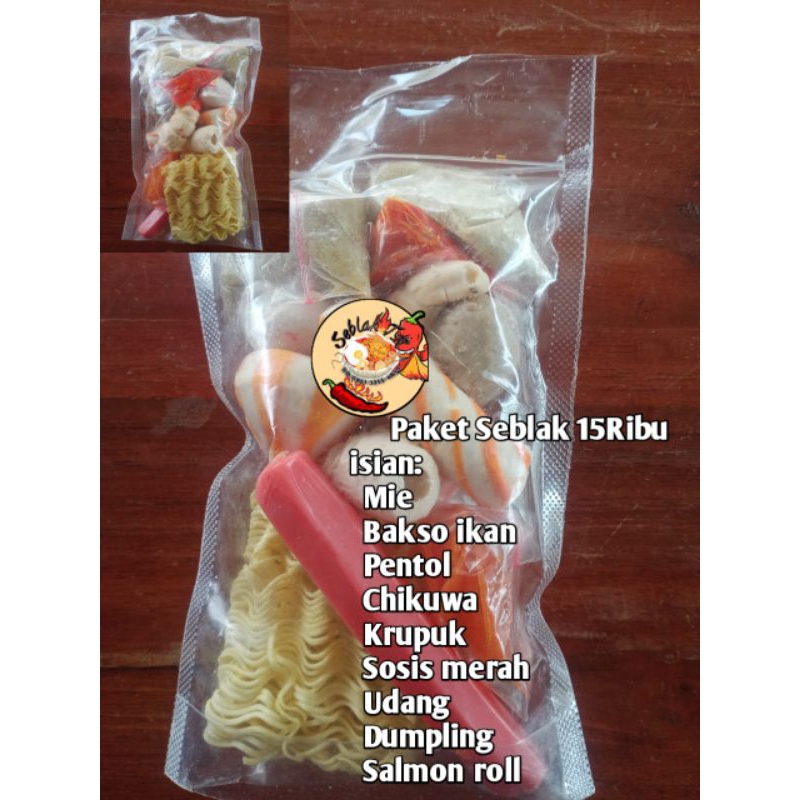 

SEBLAK PAKET 15RIBU