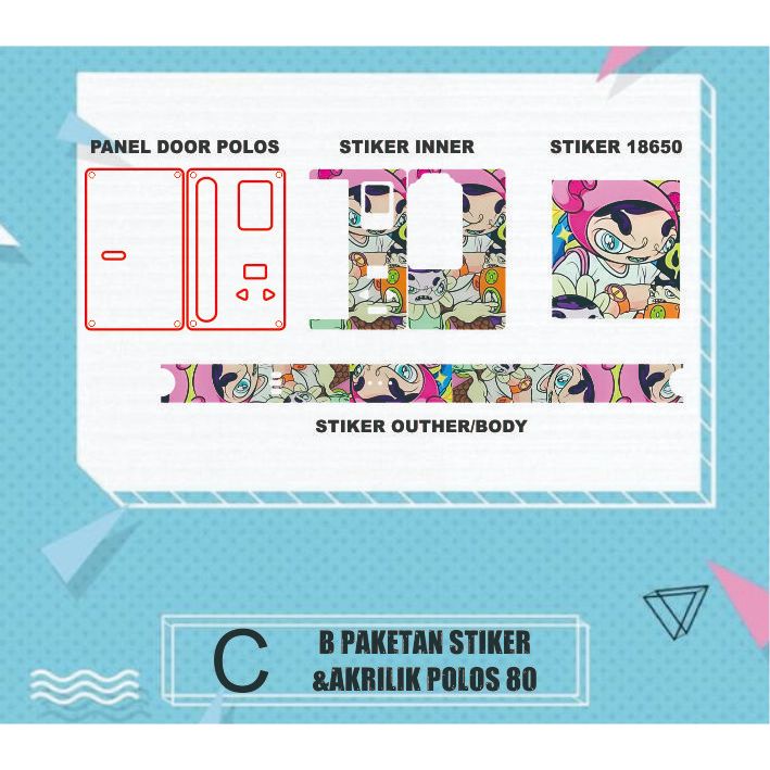 

STIKER VYNIL LAMINASI DOFF & AKRILIK POLOS 80