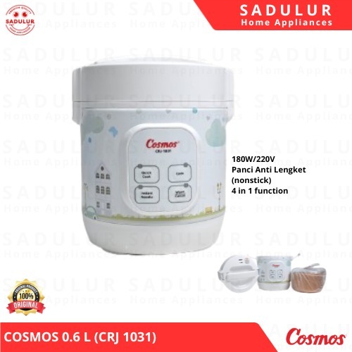 COSMOS Rice Cooker Digital - CRJ 1031 - Penanak Nasi Cosmos CRJ 1031