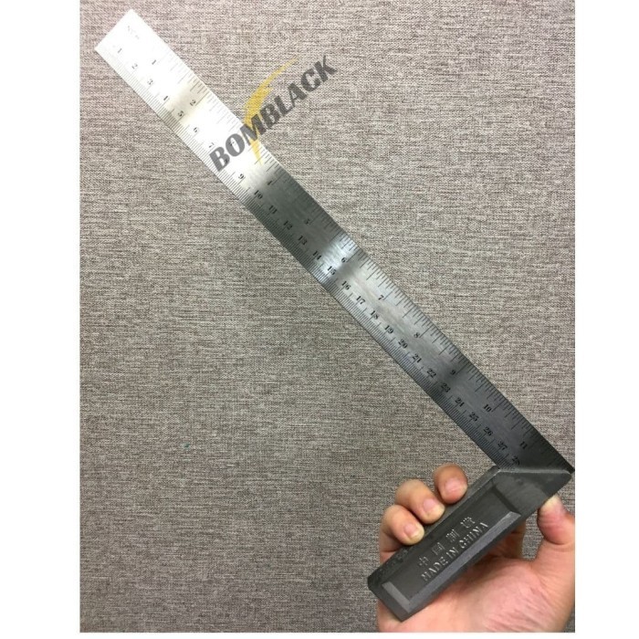 

Penggaris siku 30cm Siku Tukang 12" Angle Ruler 90 Derajat