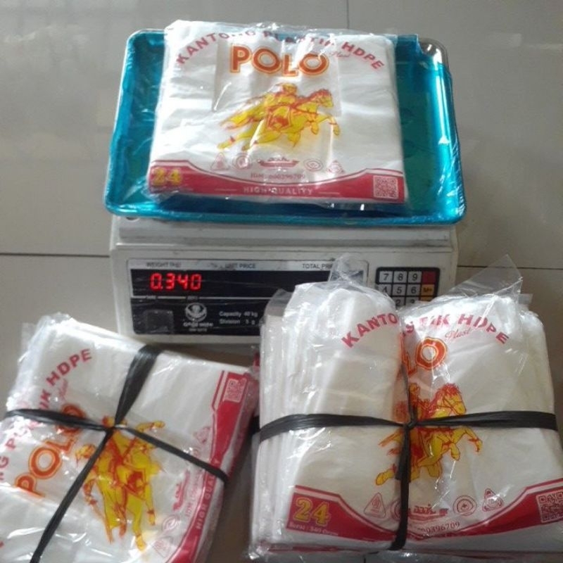 KANTONG PLASTIK POLO /HDPE POLO UKURAN 24/TANGGUNG