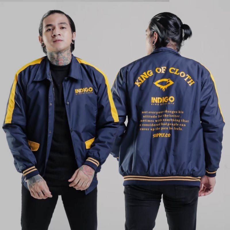 Jaket Coach Pria By Indigo Jaket Parasut Pria