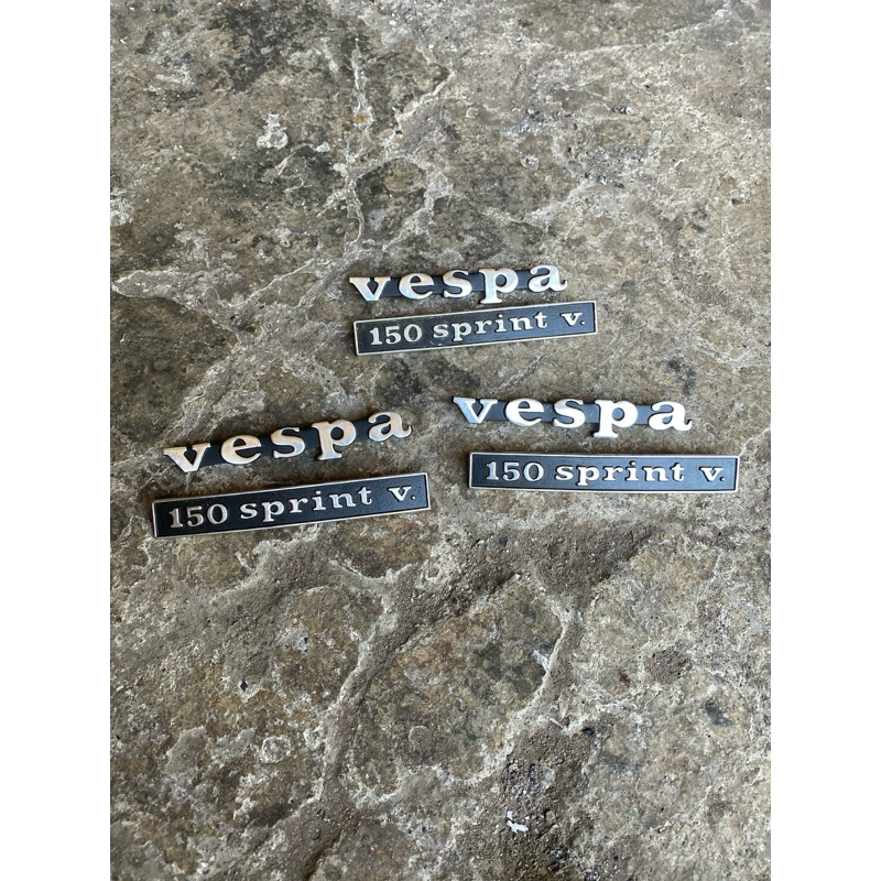 emblem vespa sprint veloce bangol baru Stock lama