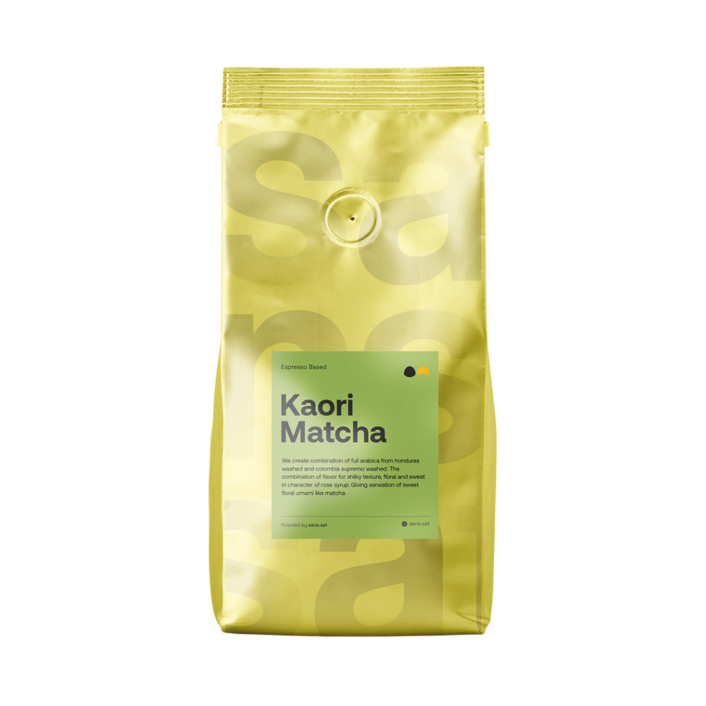 

Sans.Sat Roastery - Biji Kopi Espresso Blend Kaori Matcha