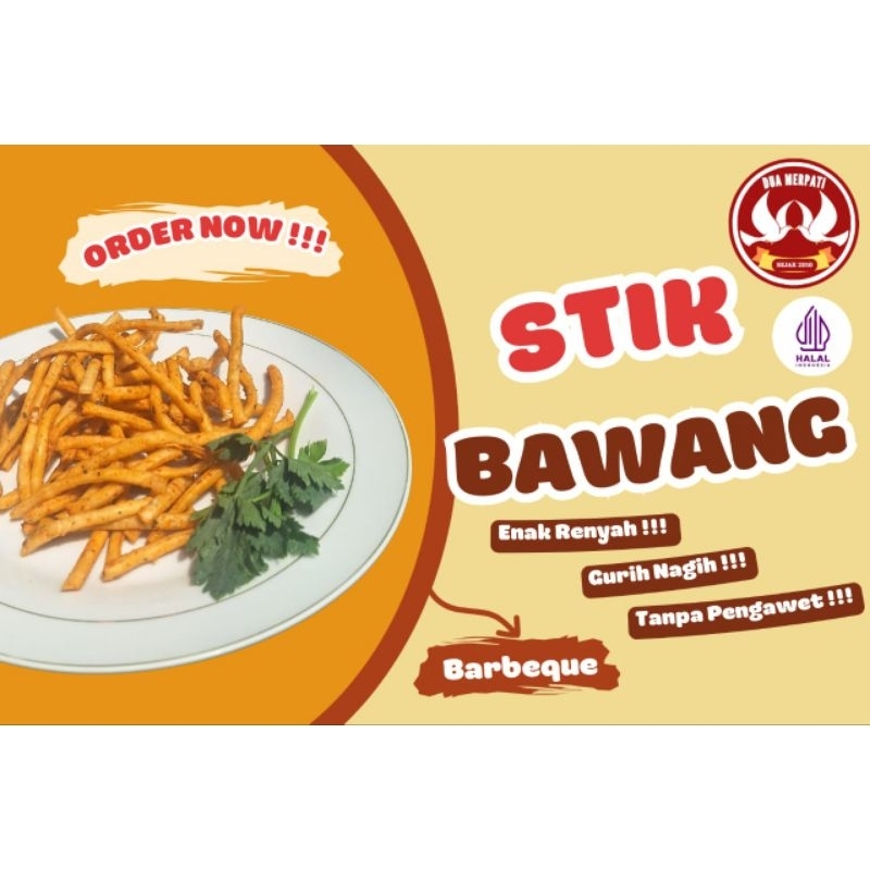 

STIK BAWANG/TUSUK GIGI/KUE BAWANG/RASA BARBEQUE