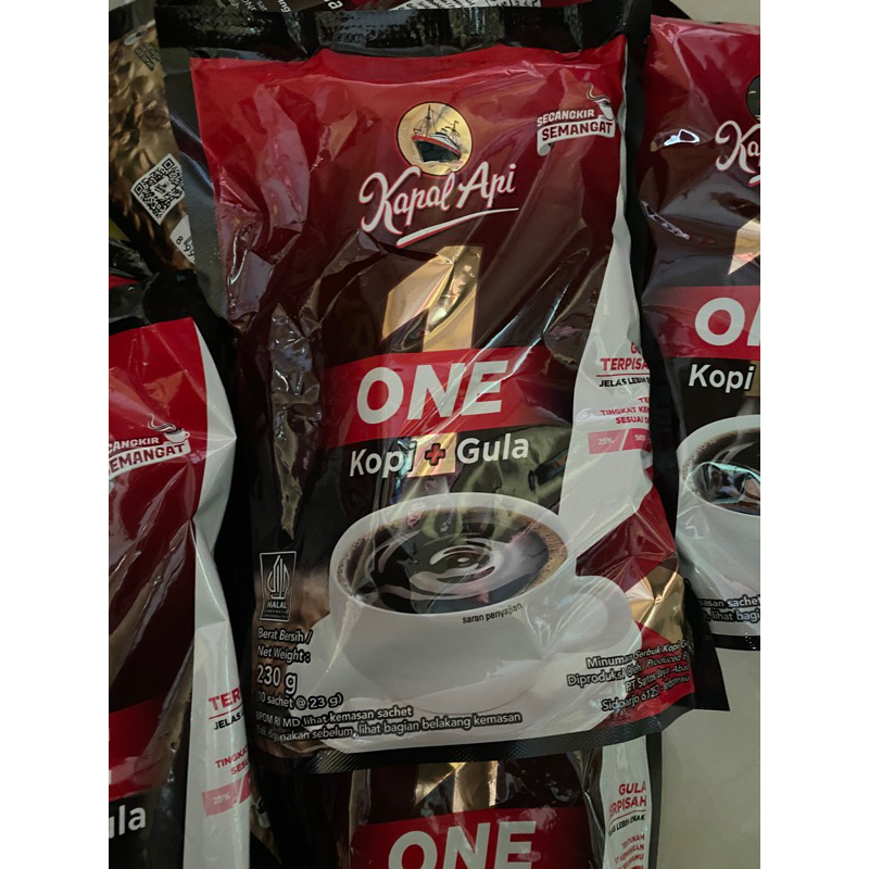 

Kopi Kapal Api One Renceng isi 10Sachet / Kapal Api Satu Kopi + Gula Terpisah | Kapal Api Satu