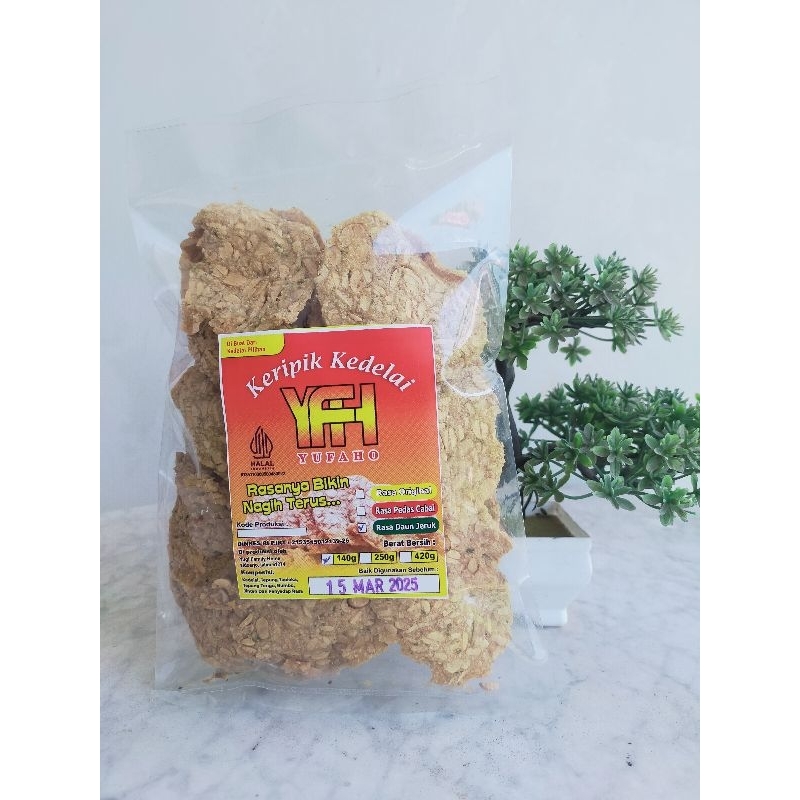 

YUFAHO Camilan Keripik Kedelai 140 g
