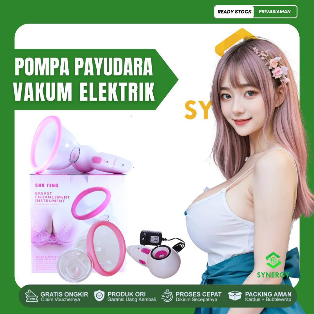 pembesar payudara elektrik alat pijat payudara alat pijat payudara getar - herbal payudara - pembesa