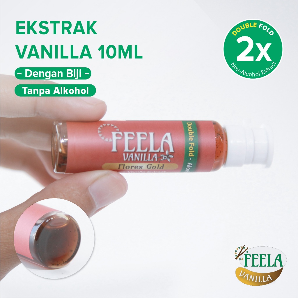 

Ekstrak Vanilla Ekstrak Vanili Pure Glycerine & Alkohol - Sample Size
