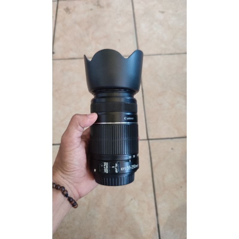 LENSA TELE 55 250MM FOR CANON