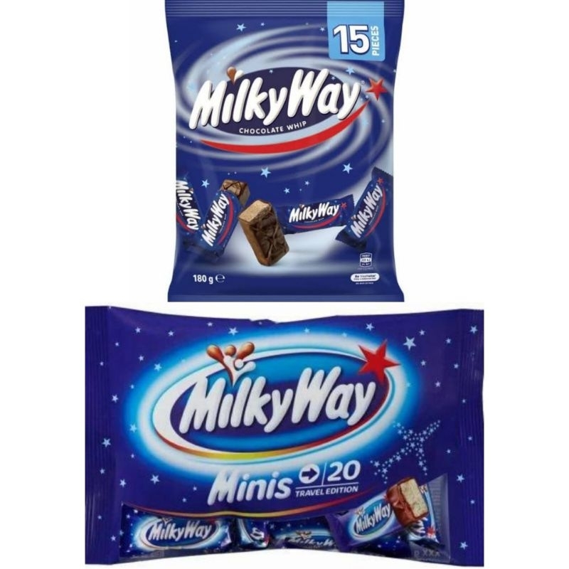 

Ready stok (bisa COD) Coklat Milky way, Milky way Chocolate, Milky way isi 20 dan 15