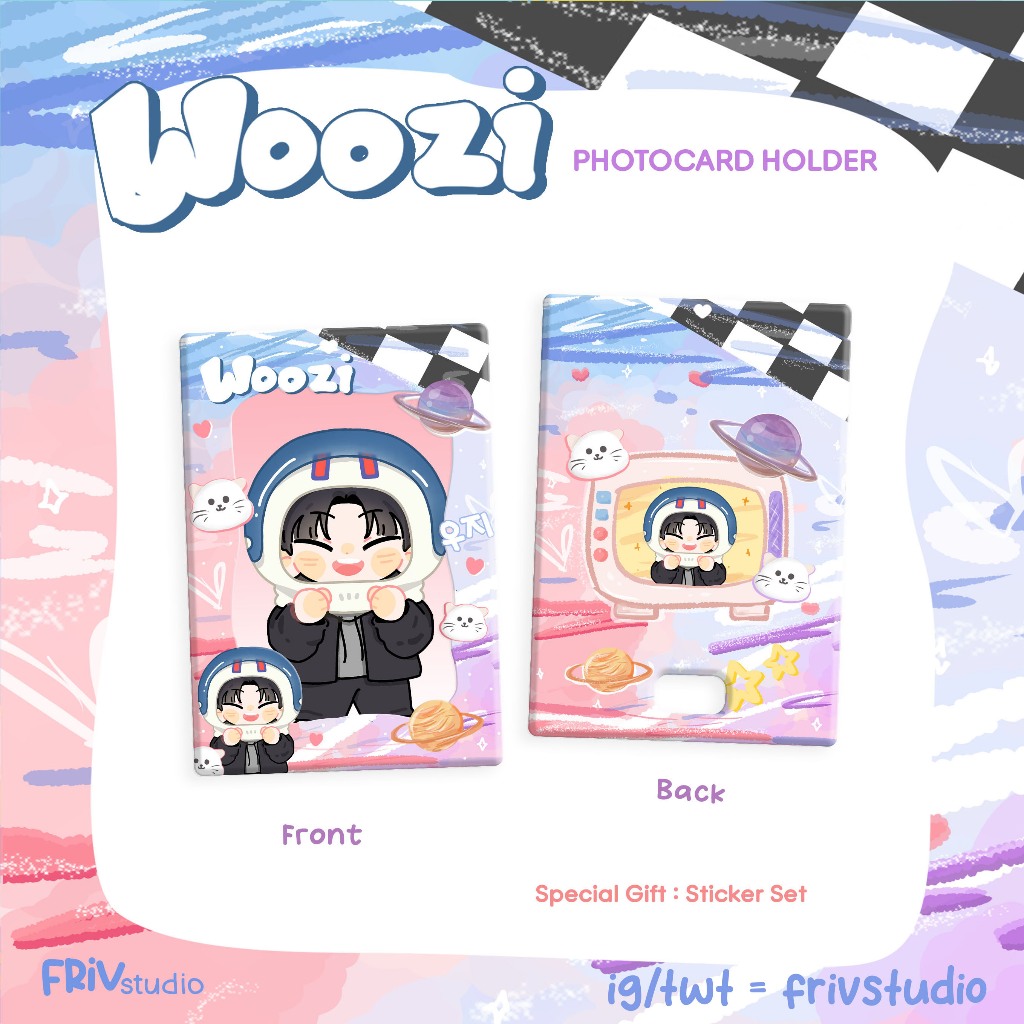 WOOZI SEVENTEEN PHOTOCARD HOLDER