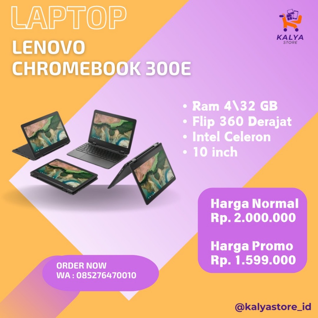 LAPTOP LENOVO CHROMEBOOK 300E