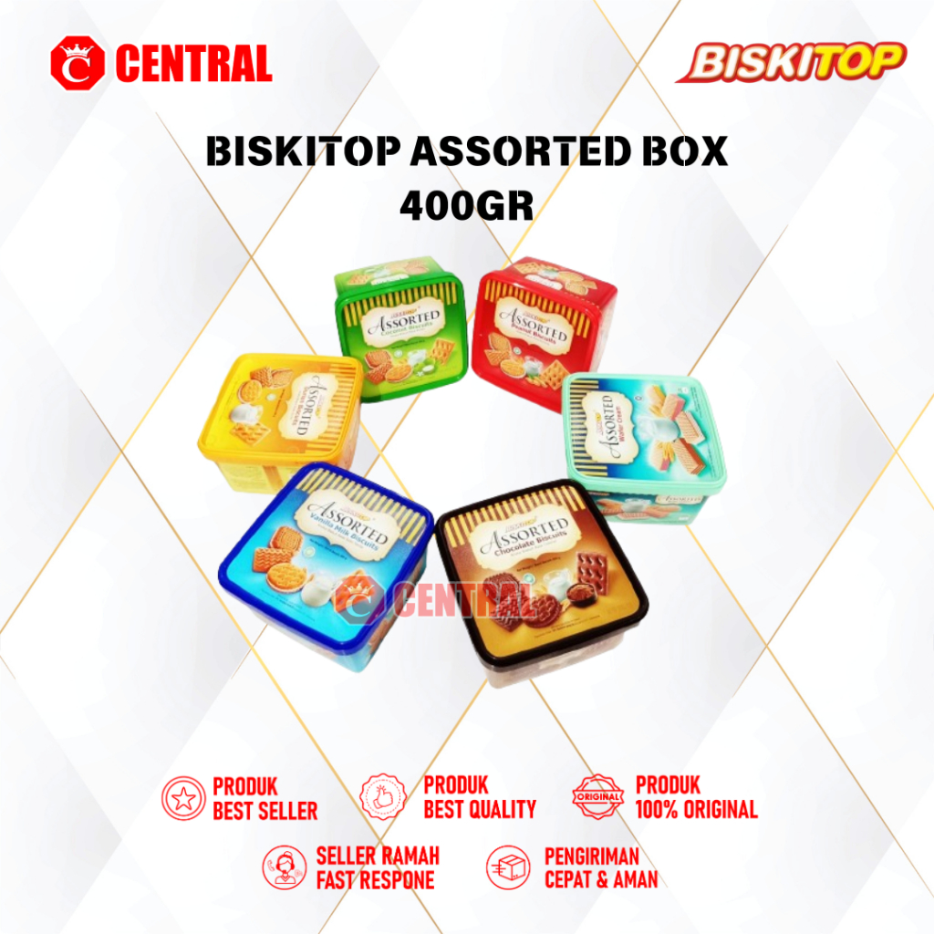 

BISKITOP ASSORTED BOX 400gr / CentralBandung