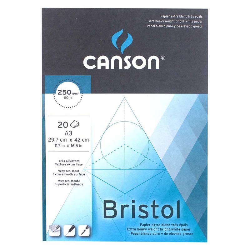 

Canson Bristol 20Sheets A3 250G