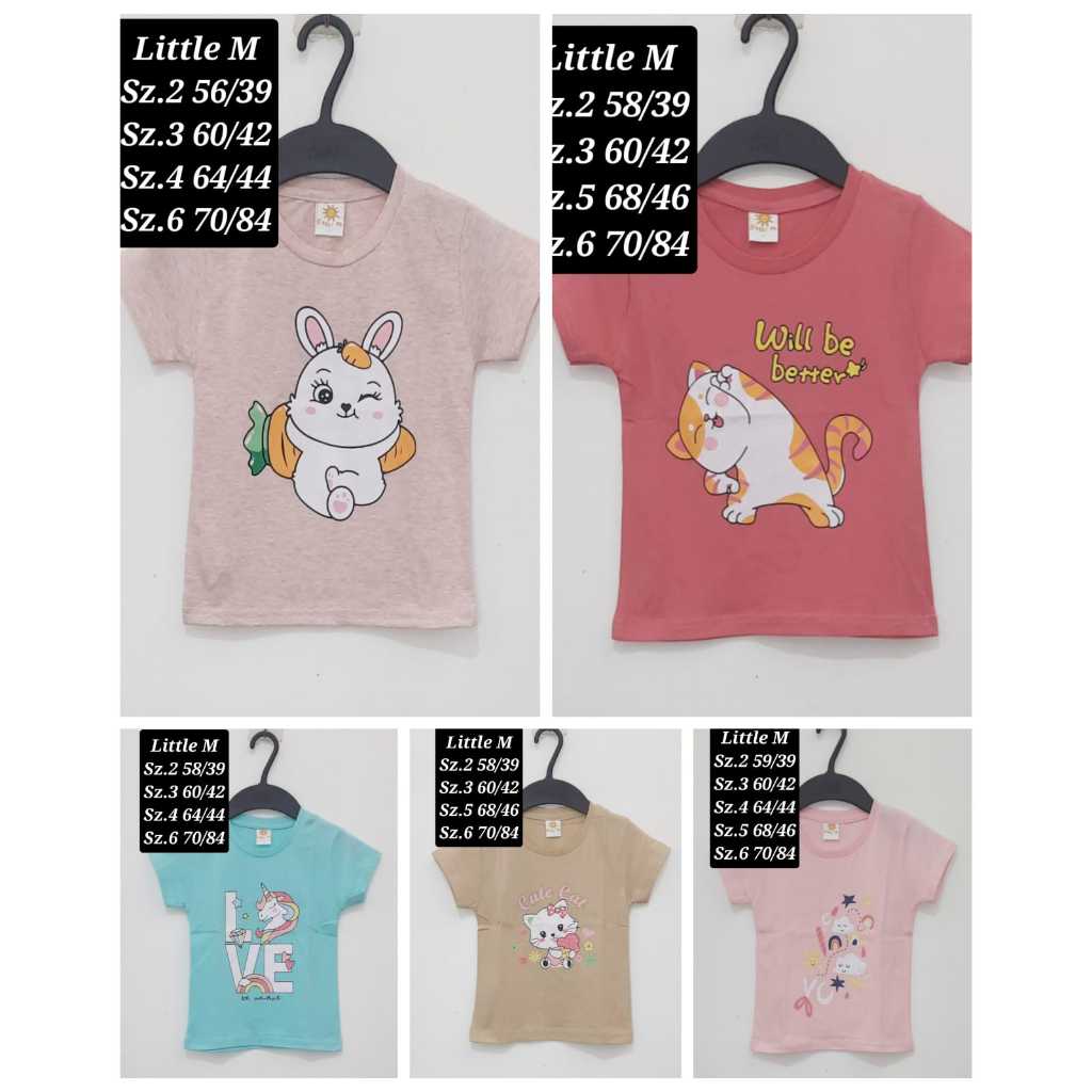Baju Matahari Littl3 M Kaos anak perempuan cewek Little girl original branded matahari