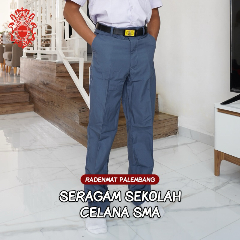 Seragam Sekolah Celana Panjang SMA (Toko Radenmat Palembang)