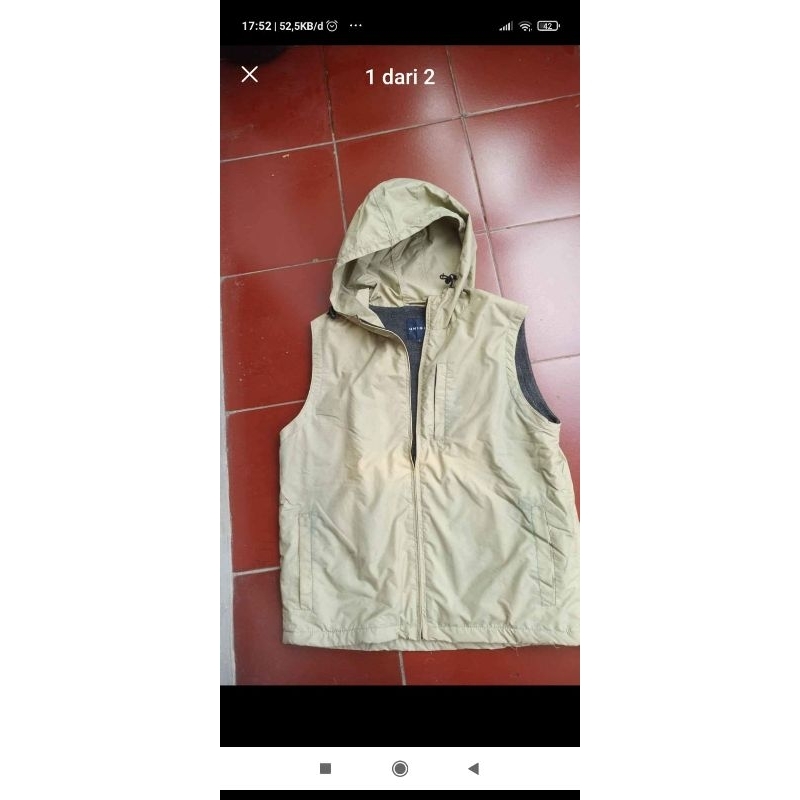 vest hoodie uniqlo