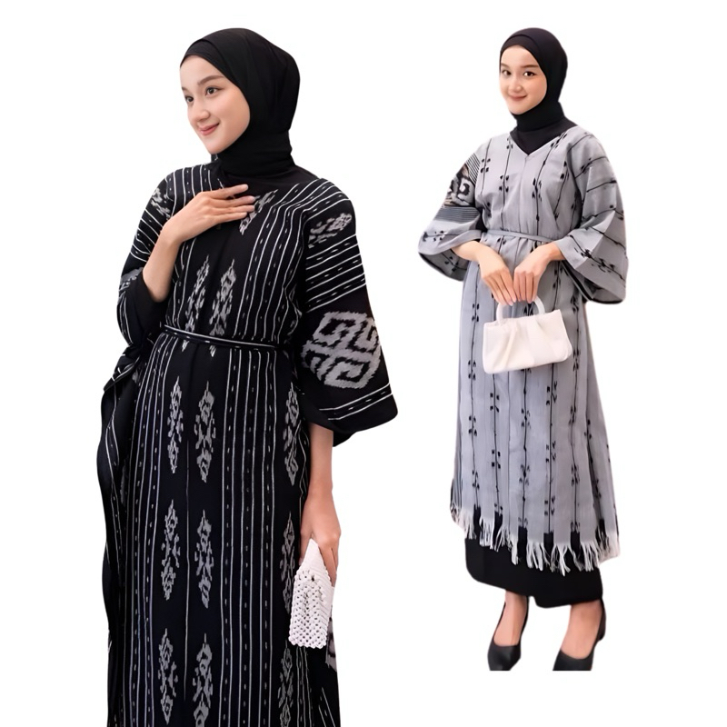 KAFTAN WANITA, KAFTAN JUMBO, KAFTAN TENUN