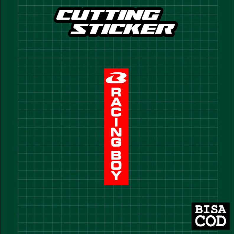 sticker cutting RCB stiker helm motor racing boy speed keren viral