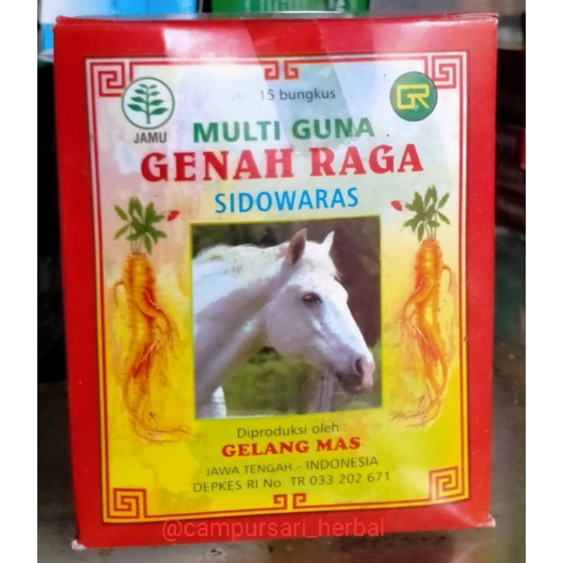

JAMU MULTI GUNA GENAH RAGA